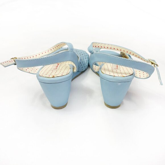 BAIT Footwear powder blue wedge sandals size US 7 - Picture 3 of 5